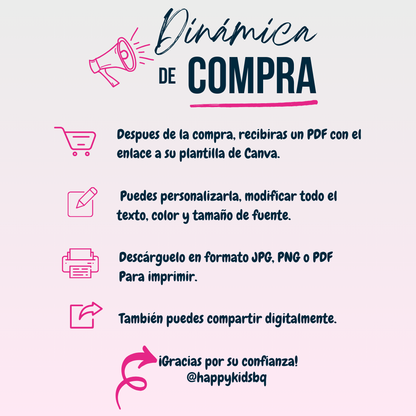Invitacion de Cumpleaños Editable de Baby Shark